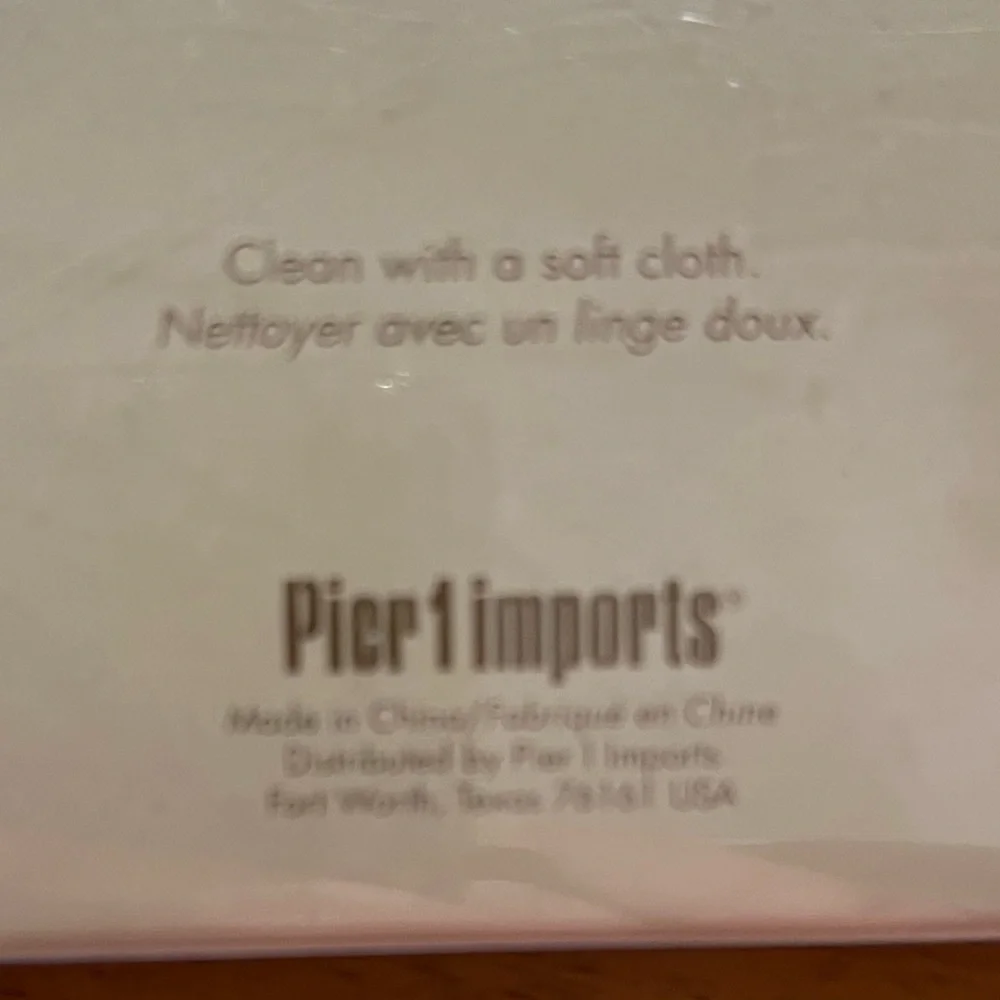VTG Pier 1 Imports Set of 4 Gold Beaded Star Napkin Rings New In Box - Starfish